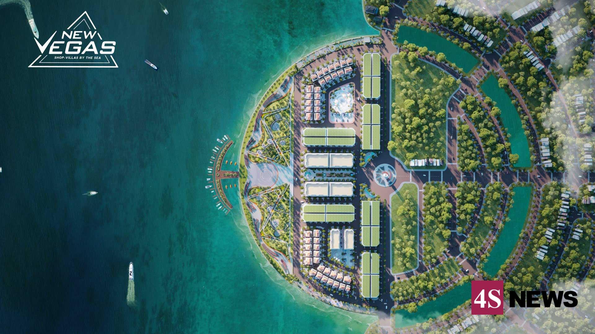 Phối cảnh dự án New Vegas nhìn từ trên cao